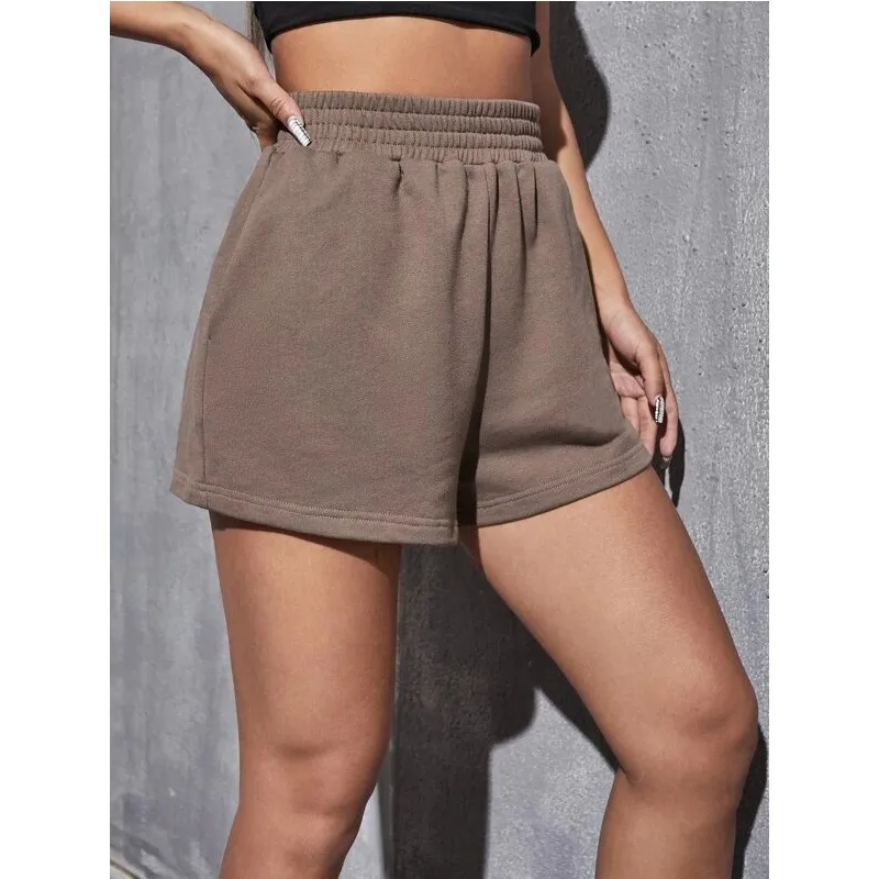 CloudLuxe High Waist Relaxed Fit Lounge Shorts  Castello Clothing Line   