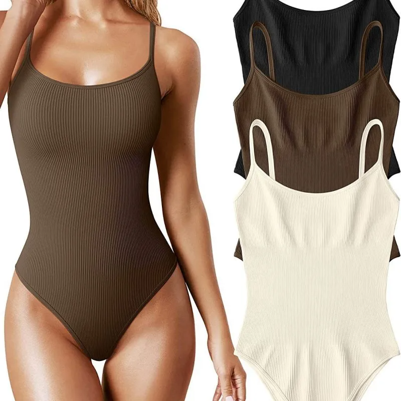 Sweet Escape Ribbed Sleeveless Bodysuit  Castello Clothing Line   