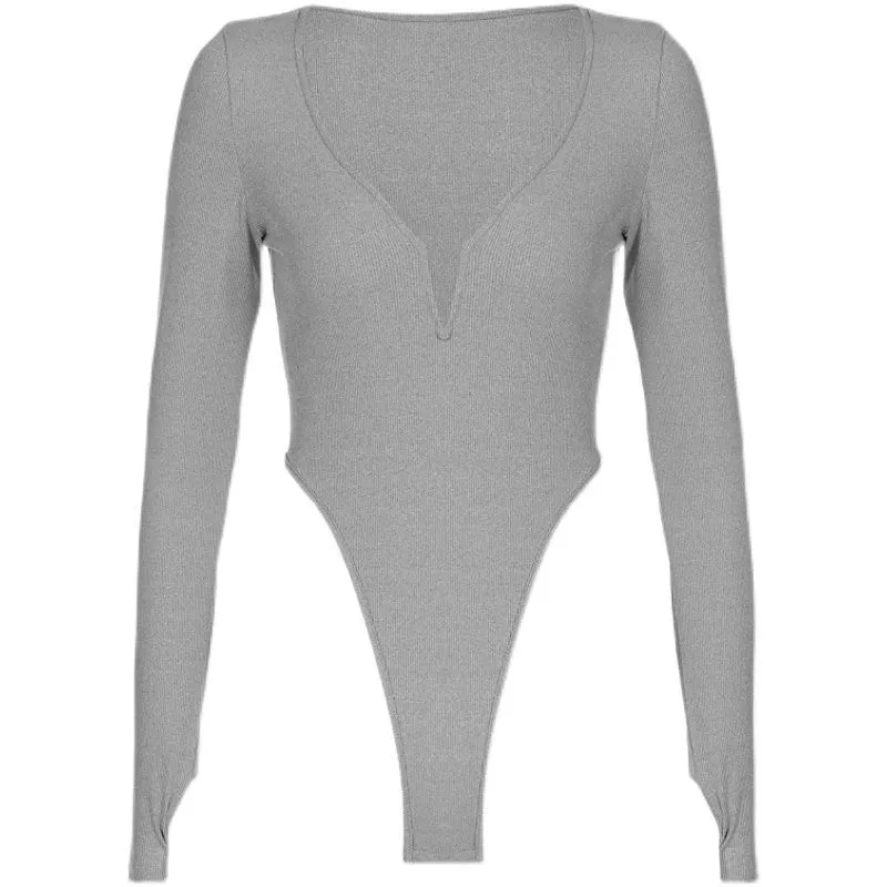 Edge Factor High-Cut Long Sleeve Bodysuit  Castello Clothing Line   