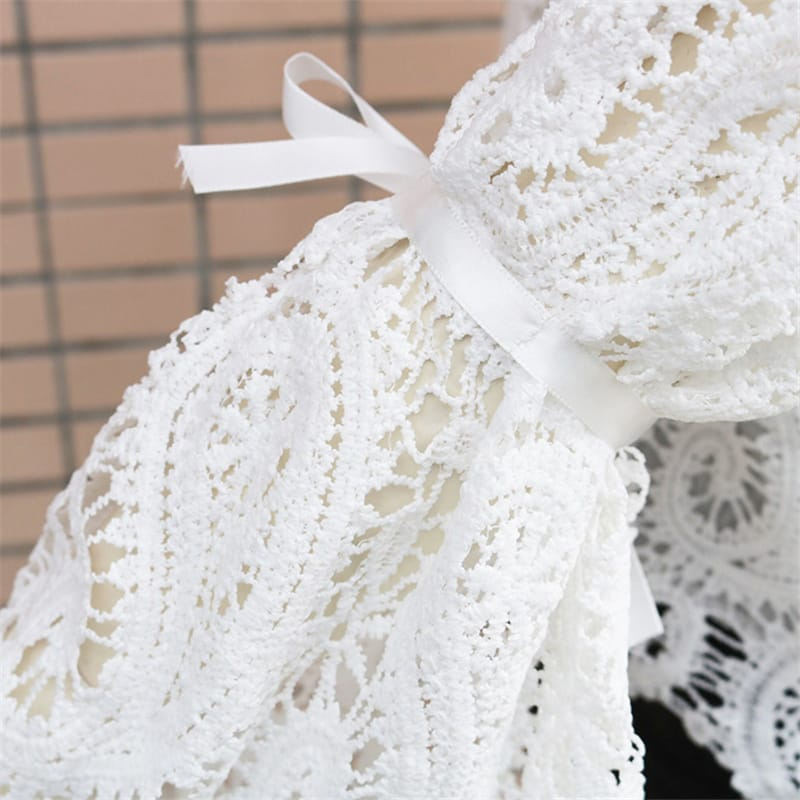 Dreamer Lace Mock Neck Sheer Long Sleeve Top Castello Clothing Line