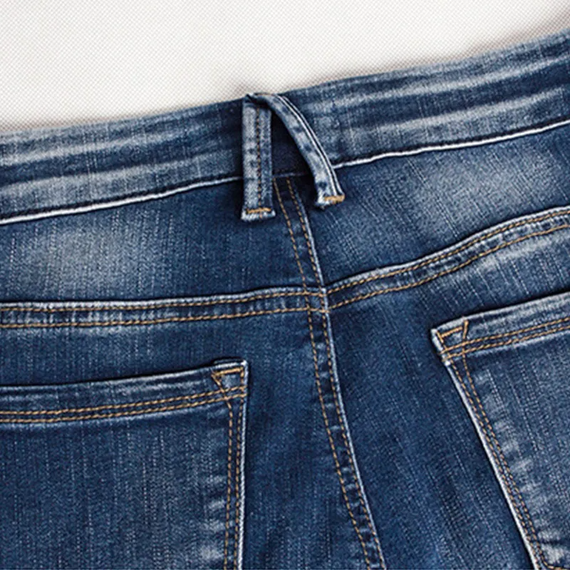 Cropped Split Leg Skinny Jeans  Castello Clothing Line   