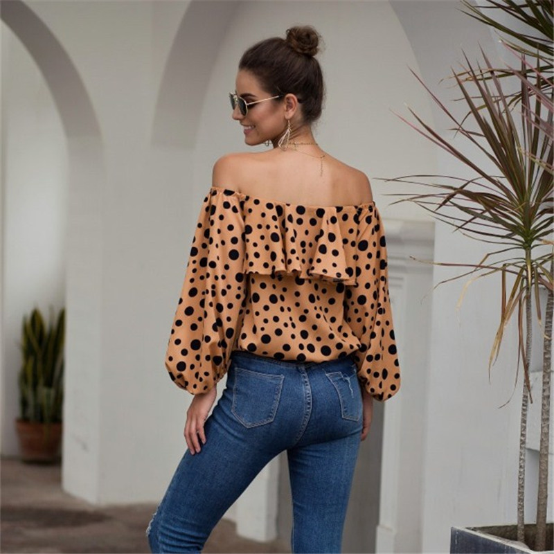 Spotlight Flair Off-Shoulder Ruffle Top  Castello Clothing Line   