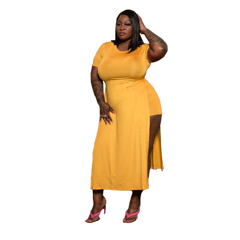 CurveWave Asymmetric Maxi Overlay Shorts Set  Castello Clothing Line   