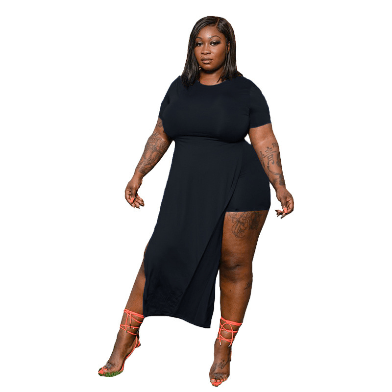 CurveWave Asymmetric Maxi Overlay Shorts Set  Castello Clothing Line   