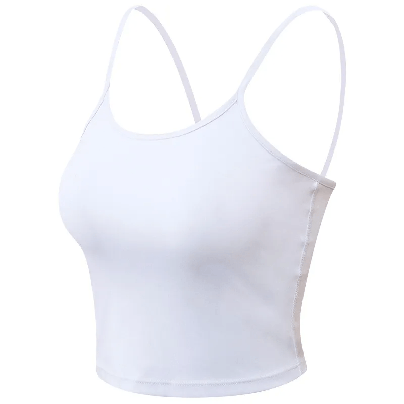Flirty Flex Strappy Crop Top  Castello Clothing Line   