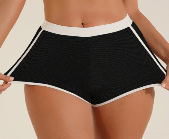Ribbed Breathable Boyshorts  Castello Clothing Line   