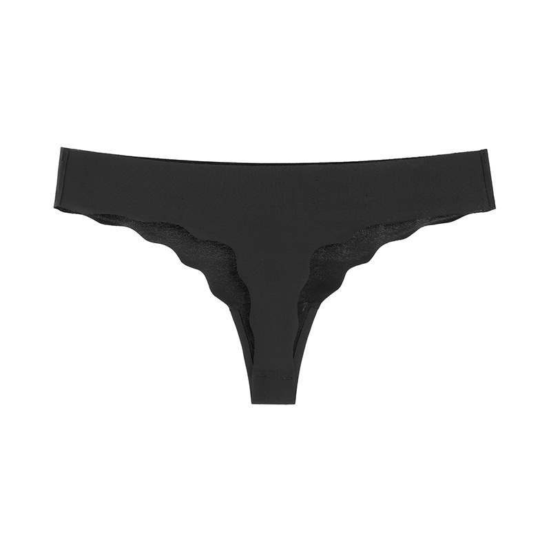 Scallop No Show Thong Panty  Castello Clothing Line   
