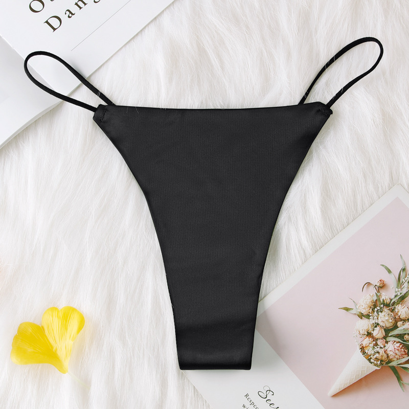 Seamless Silk Thong Panty  Castello Clothing Line   