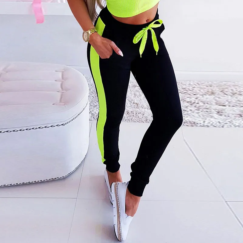 Stripe Comfort Jogger Pants  Castello Clothing Line   