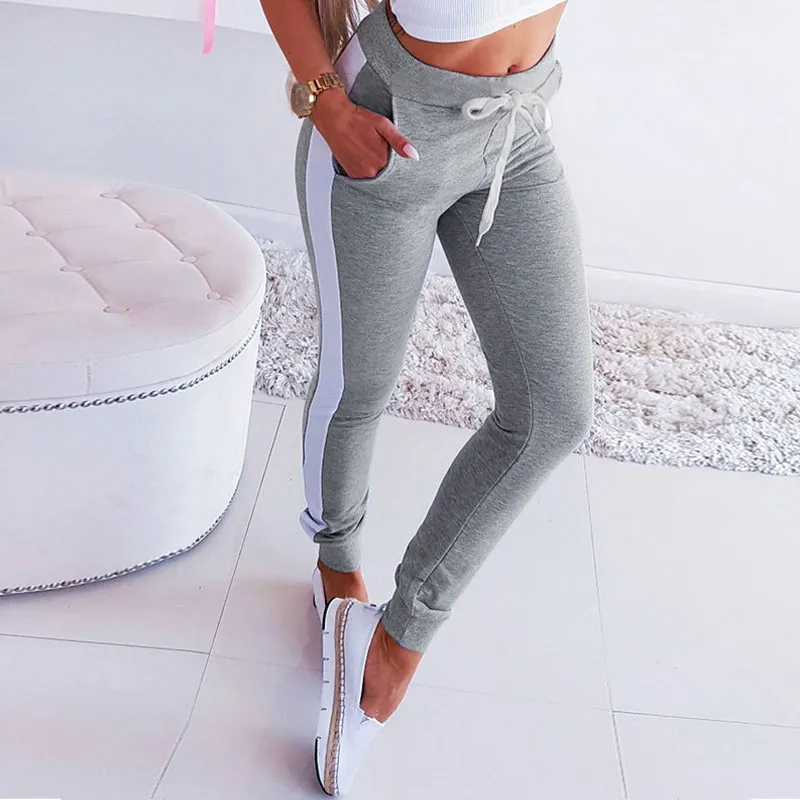 Stripe Comfort Jogger Pants  Castello Clothing Line   