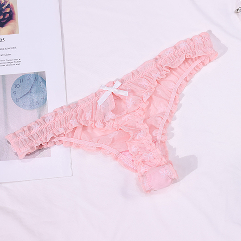 Ruffle Lace Brazilian Panty  Castello Clothing Line   