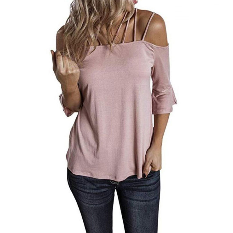 Strapped Off Shoulder  Blouse  Castello Clothing Line   