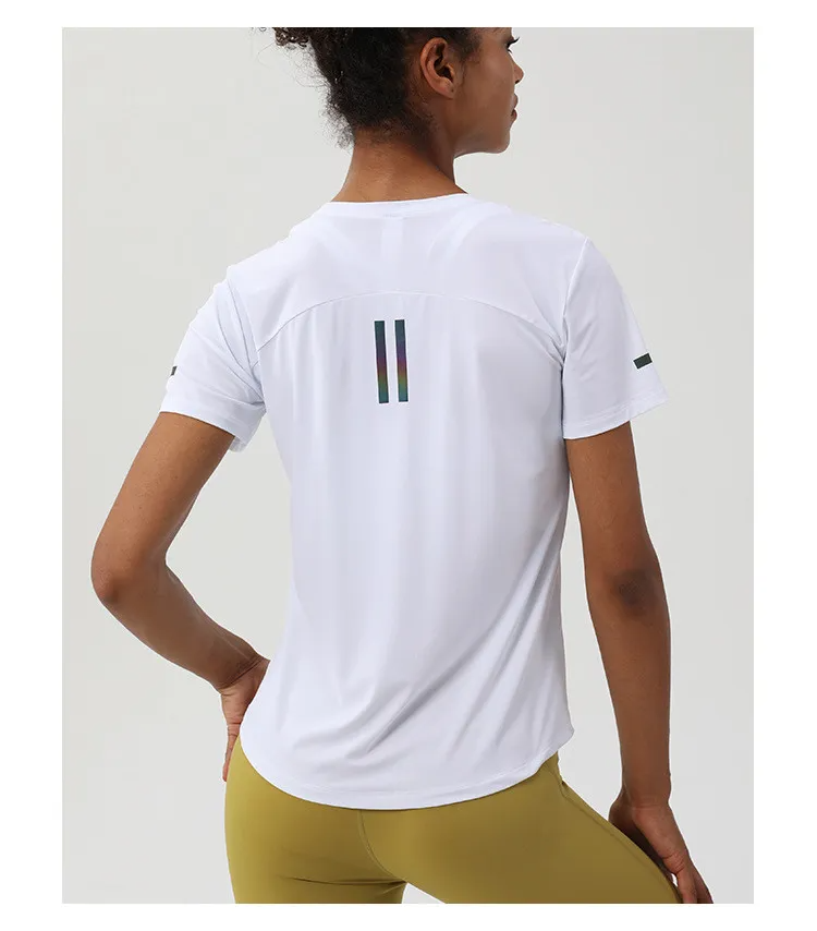 Jordan Crew Neck Short Sleeve T-Shirt sports top & bras Castello Clothing Line