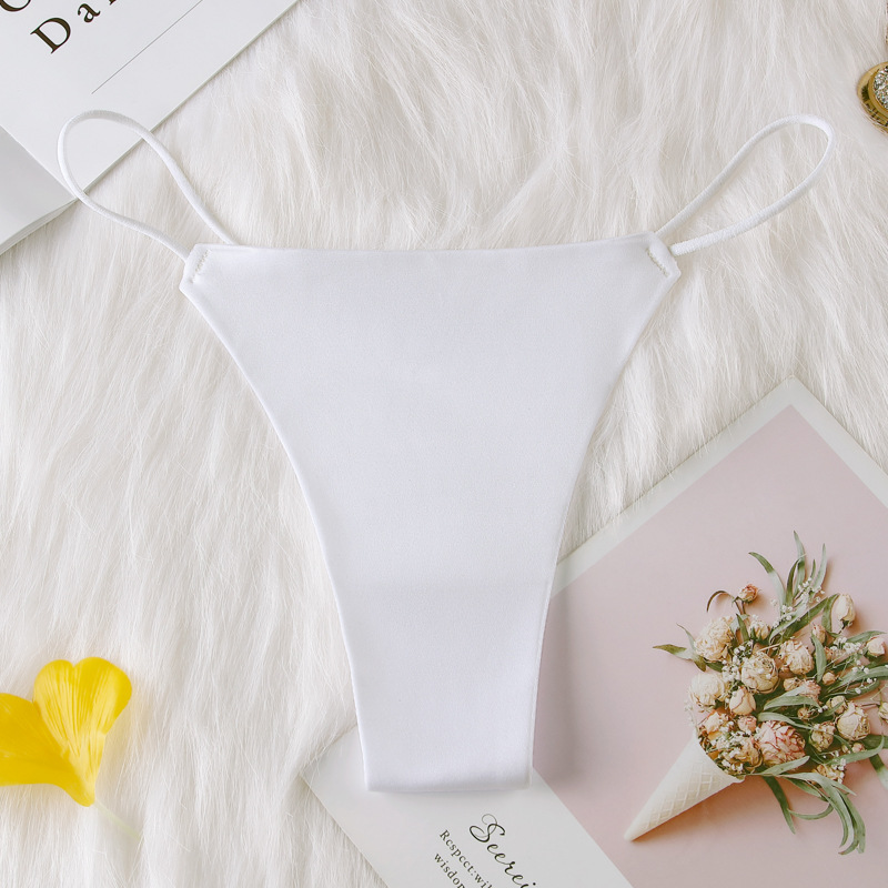 Seamless Silk Thong Panty  Castello Clothing Line   