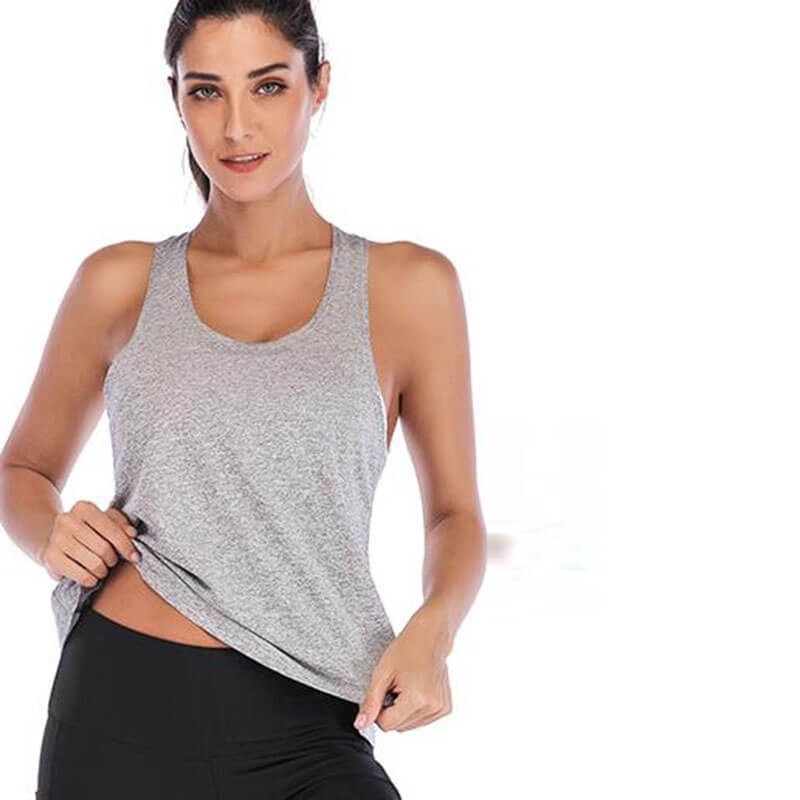 Kate Sleeveless Open Back Wrap Tie Tank Top workout tops and t-shirts Castello Clothing Line