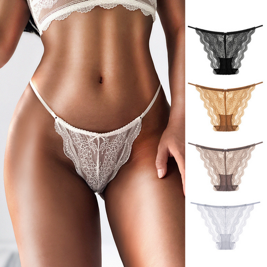 Lace String Bikini Panties  Castello Clothing Line   