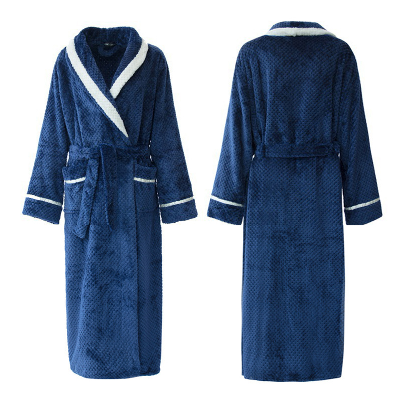 Blush Plush Long Fleece Shawl Collar Robe  Castello Clothing Line   
