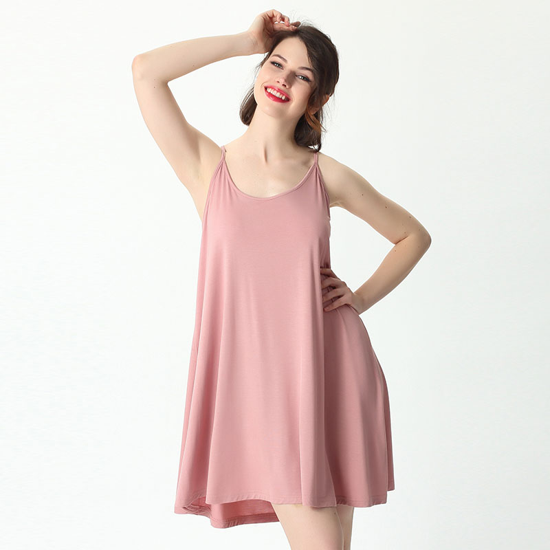 Dreamy Drift Relaxed Fit Sleeveless Loungewear Dress  Castello Clothing Line   