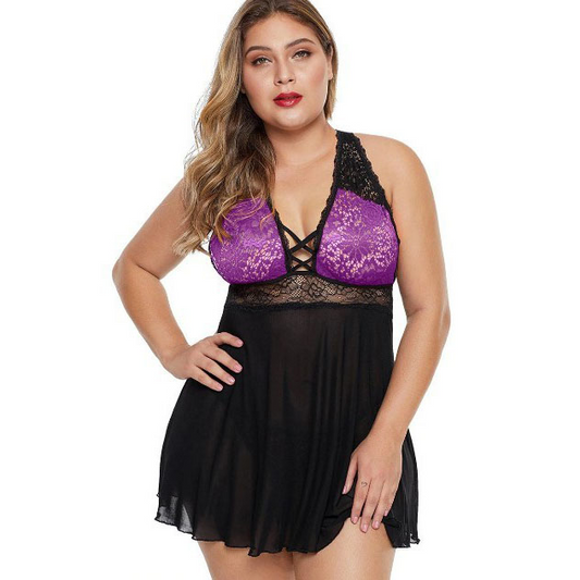 Sheer Mesh Halter Neck Lingerie Set  Castello Clothing Line   