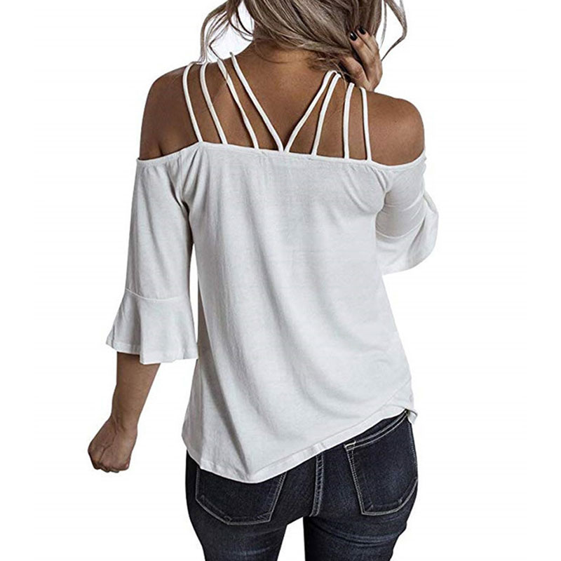 Strapped Off Shoulder  Blouse  Castello Clothing Line   
