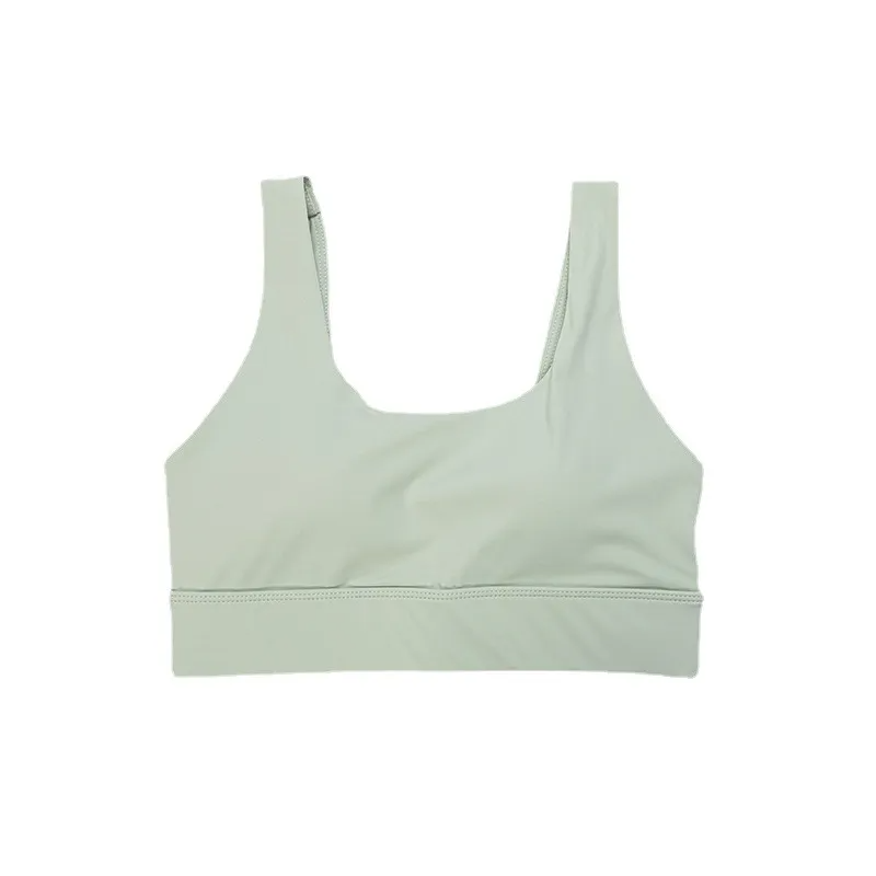 Casey Scoop Neck Wide Strap Longline Sports Bra sports top & bras Castello Clothing Line