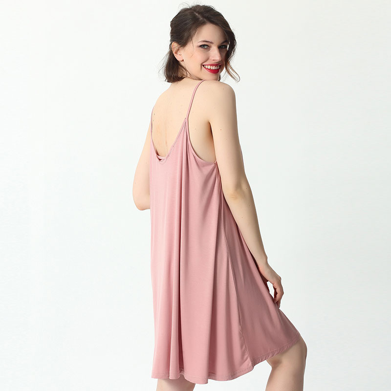 Dreamy Drift Relaxed Fit Sleeveless Loungewear Dress  Castello Clothing Line   