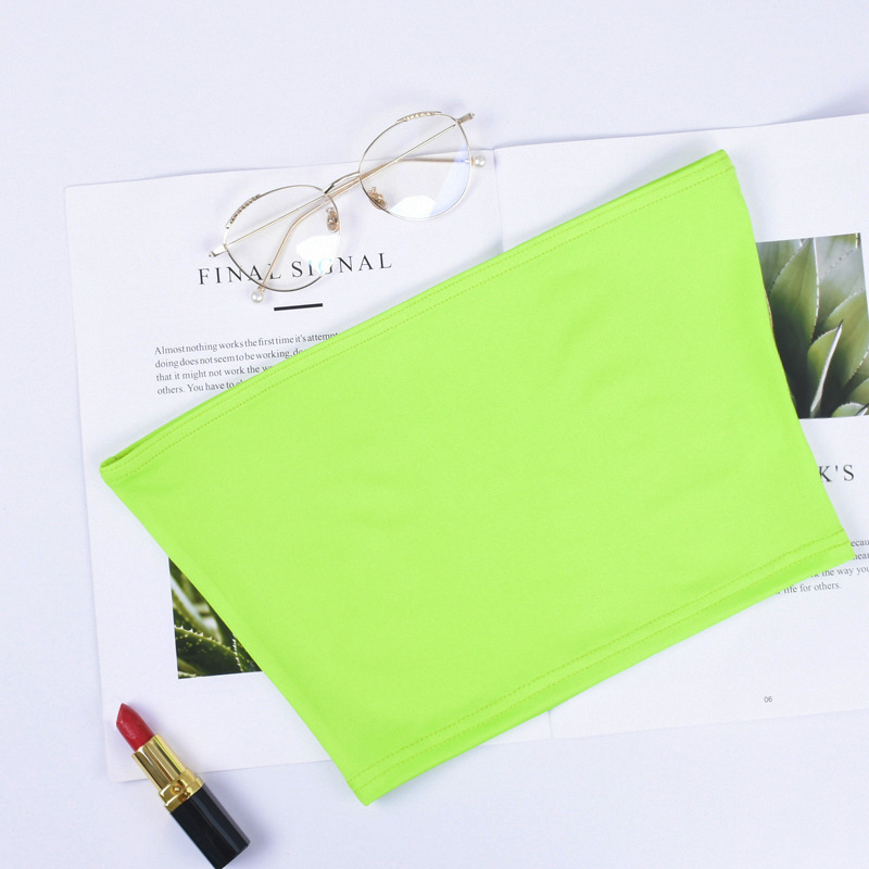 Sleek & Strapless Tube Crop Top  Castello Clothing Line   
