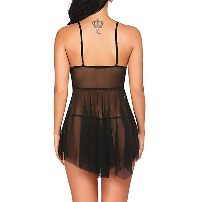 Sheer Mesh See Through Babydoll Lingerie  Castello Clothing Line   