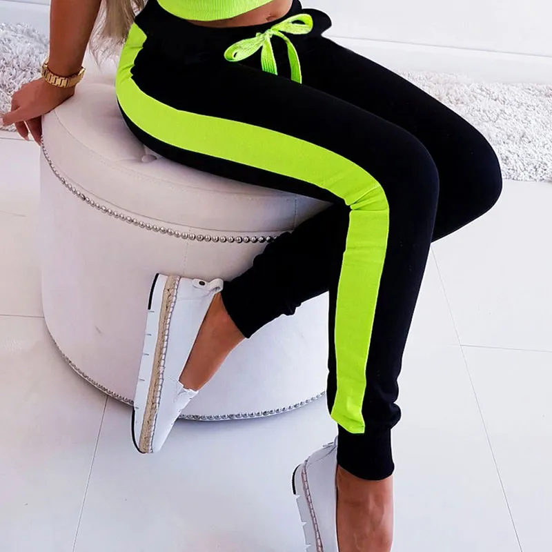 Stripe Comfort Jogger Pants  Castello Clothing Line   