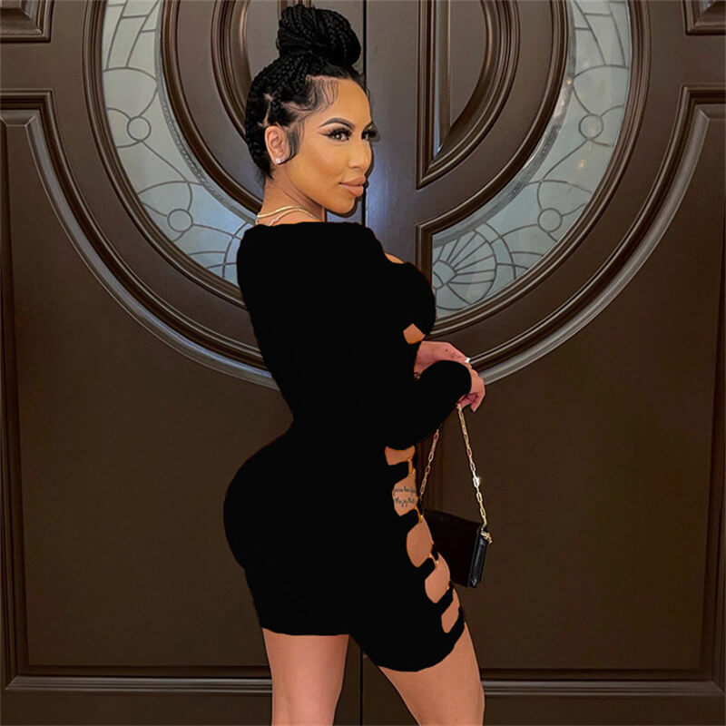 Daring Diva Cutout Strappy Bodycon Romper  Castello Clothing Line   